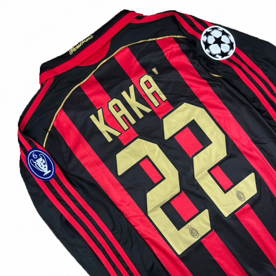 AC Milan 206/2007 Home Long Sleeve - Champions League - Kaka'