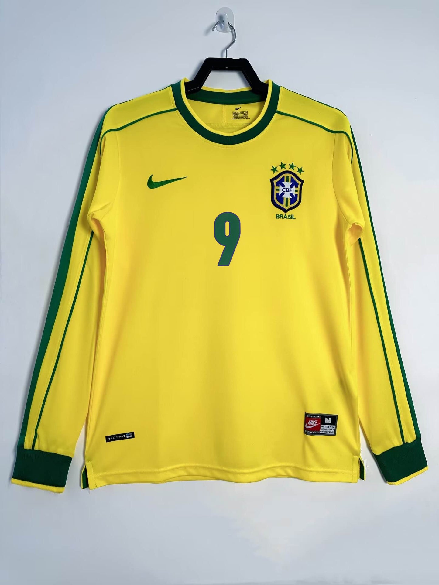 Brazil 1998 World Cup Home - Ronaldo "Fenómeno" 9
